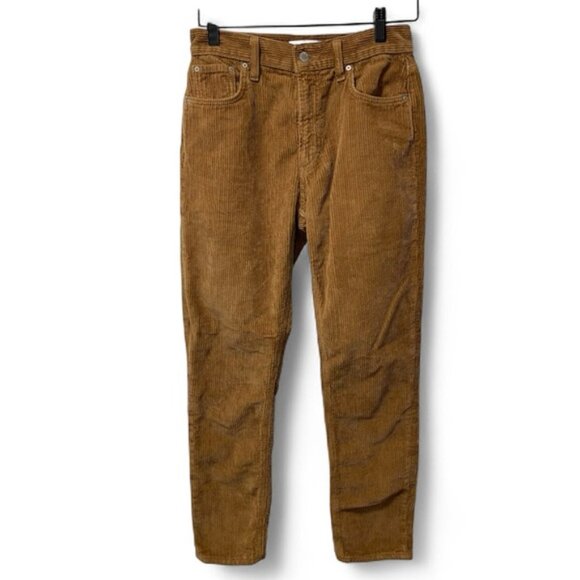 Aritzia Pants - Aritzia Denim Forum The Yoko High Rise Slim Corduroy Pants Brown Size 26 (28L)